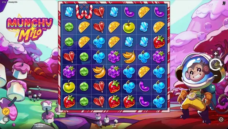 Munchy Milo game mockup